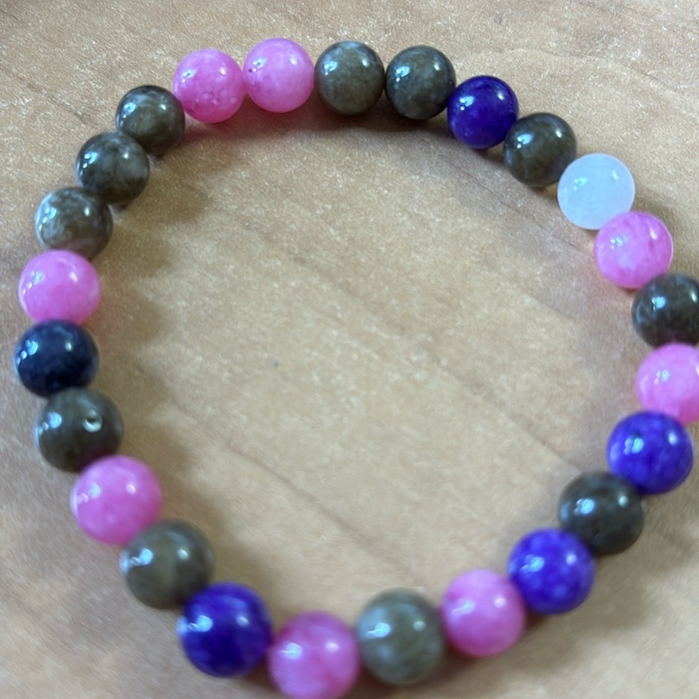 #091 Elbaite Tourmaline Bracelet 8mm